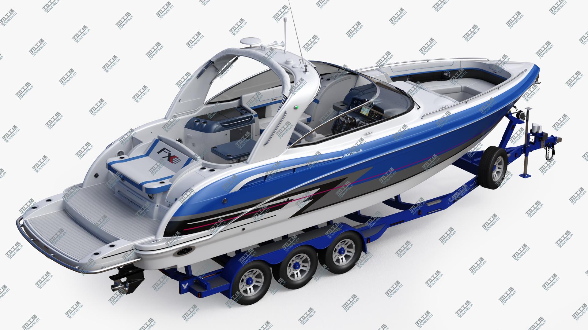 images/goods_img/202104094/3D model Formula 350 FX CBR Luxury Sport Boat and Trailer Phoenix/1.jpg